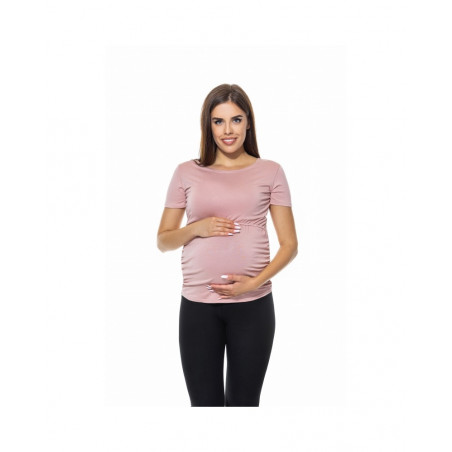 Staroružové tehotenské/dojčiace tričko s krátkym rukávom