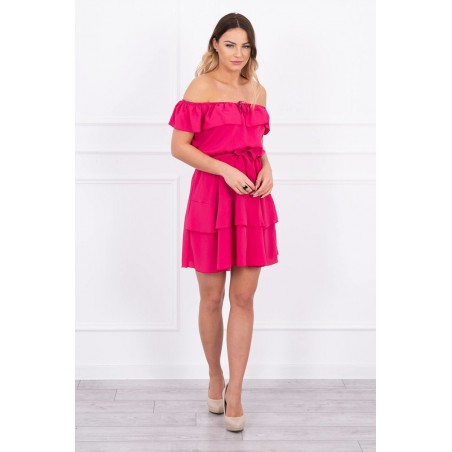 Ružové španielske šaty